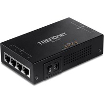 TRENDnet 65W 4-Port Gigabit PoE+ Injector, TPE-147GI, 4 x Gigabit Ports(... - $120.99