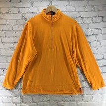 Nike Pullover Half Zip SweatShirt Orange Mens Sz XS FLAW - £7.77 GBP