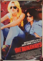 Runaways Poster The Movie Kristen Stewart Dakota Fanning Joan Jett Mint-... - $89.64