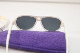 American Girl Doll White Beach Sunglasses Purple Felt Case Rhinestone Headband - £7.82 GBP