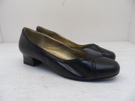 LifeStride Women&#39;s Heeled Loafer H702038 Black Size 7.5M - £19.61 GBP