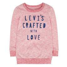 Levi&#39;s Big Girls&#39; French Terry Cotton Tunic Top , Marled Lipstick Red, Large NWT - £6.07 GBP