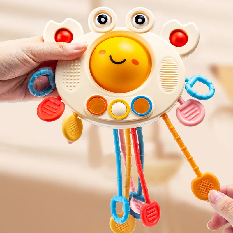 Montessori Sensory Development Baby Toys Pull String Finger Grasp Training Early - £9.13 GBP+