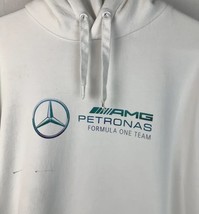 Mercedes AMG Petronas Formula One Team Hoodie White Sweatshirt Men’s XL - £39.22 GBP