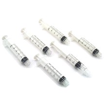 6 Plastic Syringes 5 ml Liquid Lubricant Measuring Watch &amp; Clock Repair Tools - $10.94