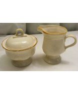 Vintage Mikasa Country Charm Creamer &amp; Sugar Bowl with Lid FG000 Japan 3... - €36,47 EUR