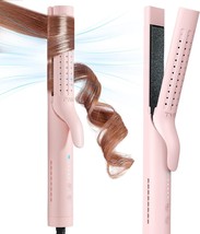 TYMO Airflow Styler Curling Iron - Ceramic Flat Iron Hair Straightener Pink - £29.38 GBP