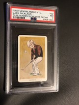 1979 Venorlandus Ltd Jack Nicklaus Our Heroes World Of Sport #22 Graded Psa 7 Nm - £78.44 GBP