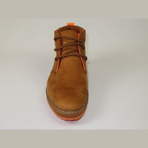 Mens Tayno Modern Chukka Boot Micro Suede Soft Comfortable Cushion Troupe Camel image 3