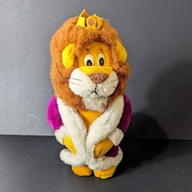 1993 Liberty Toy King Lion Plush 12” Stuffed Animal with Robe Crown - £18.87 GBP
