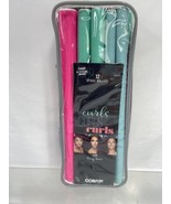 Conair 12 Pcs. Spiral Rollers For Long Hair Curls Assort sz fresh Combin... - $8.85 CAD