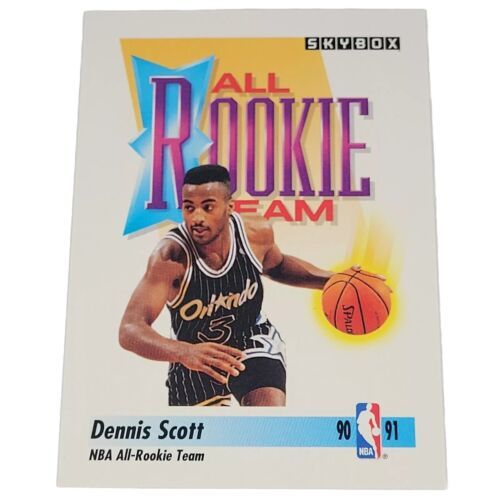 Primary image for Dennis Scott Rookie NBA 90 91 Skybox Pack Fresh All Rookie Team 