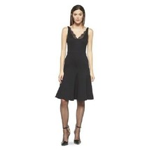 ALTUZARRA for Target Sexy Black Fit &amp; Flare Scuba Dress Women&#39;s 4 - £35.41 GBP