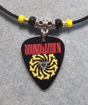 Handmade Soundgarden Aluminum Guitar Pick Necklace - £9.67 GBP