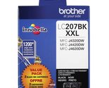 Brother Printer LC2072PKS Multi Pack Ink Cartridge, Black - Pack of 2 - £55.05 GBP
