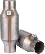 Catalytic Converter 2 Inch 2 Pcs, High Flow Universal Catalytic Convert ... - $131.51 CAD