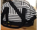 Kate Spade Saturday Striped Weekender Travel Tote Shoulder Bag 20&quot; w/ strap - £75.94 GBP