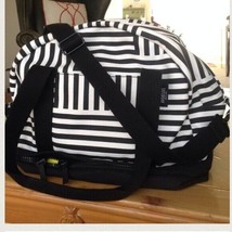 Kate Spade Saturday Striped Weekender Travel Tote Shoulder Bag 20&quot; w/ strap - $96.91