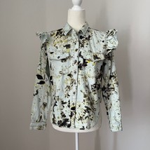 Anthropologie Pilcro Button Down Long Sleeve Utility Blouse XS - $29.99