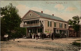 Monticello NY Post Office Frank Kennedy News Dealer 1912 Guilderland Postcard U7 - £5.54 GBP
