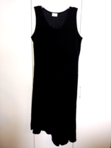 CARIBE LADIES SLEEVELESS BLACK KNIT PULLOVER DRESS-M?-CUTE/COMFY-BARELY ... - £8.30 GBP