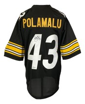 Troy Polamalu Pittsburgh Signed Black Football Jersey BAS ITP - $252.19