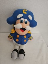 1992 Cap&#39;n Crunch Plush Doll Captain Cereal Mascot 16&quot; Soft Toy - £17.01 GBP