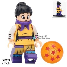 Single Sale Chi-Chi Wife of Son Goku Anime Dragon Ball Super Minifigures Block - £2.35 GBP