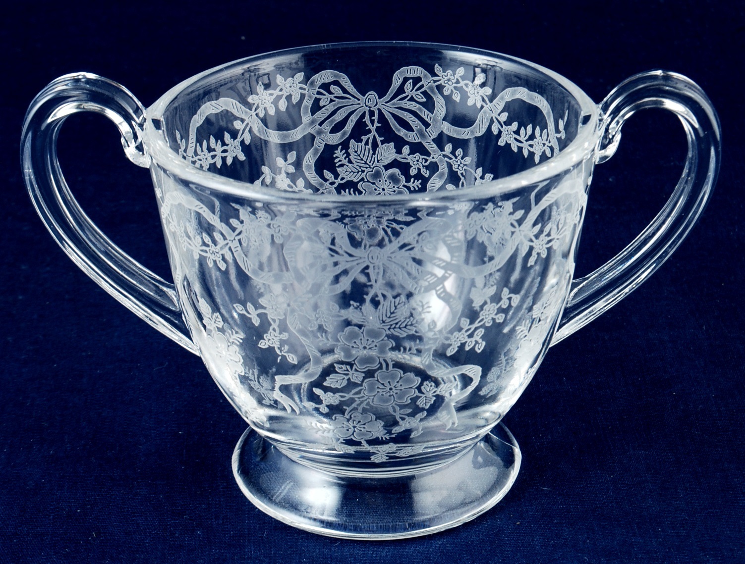 Fostoria Romance 2-Handled Open Sugar Bowl Item image 3