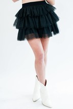 Entro party move tulle skort in Black - size L - $39.60