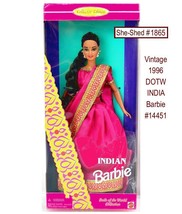 Barbie DOTW Indian Barbie 14451 by Mattel Vintage 1996 India Barbie NIB - £39.30 GBP