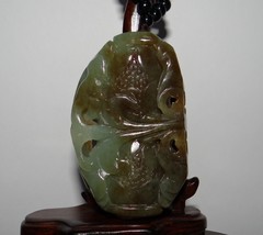 YanJade 3&quot; China Certified Nature Hetian Nephrite Jade Sefety Bottle and... - £149.01 GBP