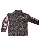 Adidas Toddler Girl Cheeta Full Zip Hoodie Size 24 Months EXCELLENT Cond... - $213.23 MXN
