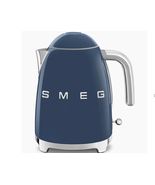 SMEG 50&#39;s Retro Style Electric Kettle 7-Cup Capacity Navy Vintage Design - $142.99