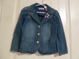 Friends Faded Denim Jacket Cotton Childs Size 5 - $11.87