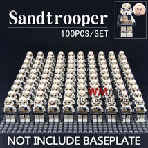 100pcs/set Clone Sandtroopers Star Wars Mini Figures Building Blocks - £111.90 GBP