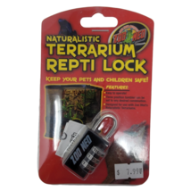 Zoo Med Natural Terrarium Repti Lock Reptile Child Safe Combo Naturalistic Black - $4.90