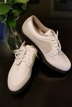 NEW Mens FootJoy FJ Sport Style Golf Shoes White/Silver 48704 Size 7 M - $37.39