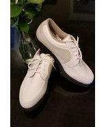 NEW Mens FootJoy FJ Sport Style Golf Shoes White/Silver 48704 Size 7 M - $37.39