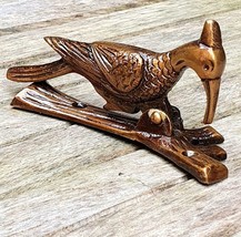Woodpecker Door Knocker Handmade Brass Bell - $27.39