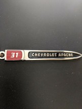 Chevy Apache 31 Series Fender Emblem Keychain (F1) - £11.79 GBP