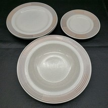 Mikasa Intaglio Tracings CAC06 Mixed Set 3 Salad Plates 1 Saucer 1 Soup Bowl VTG - $39.59