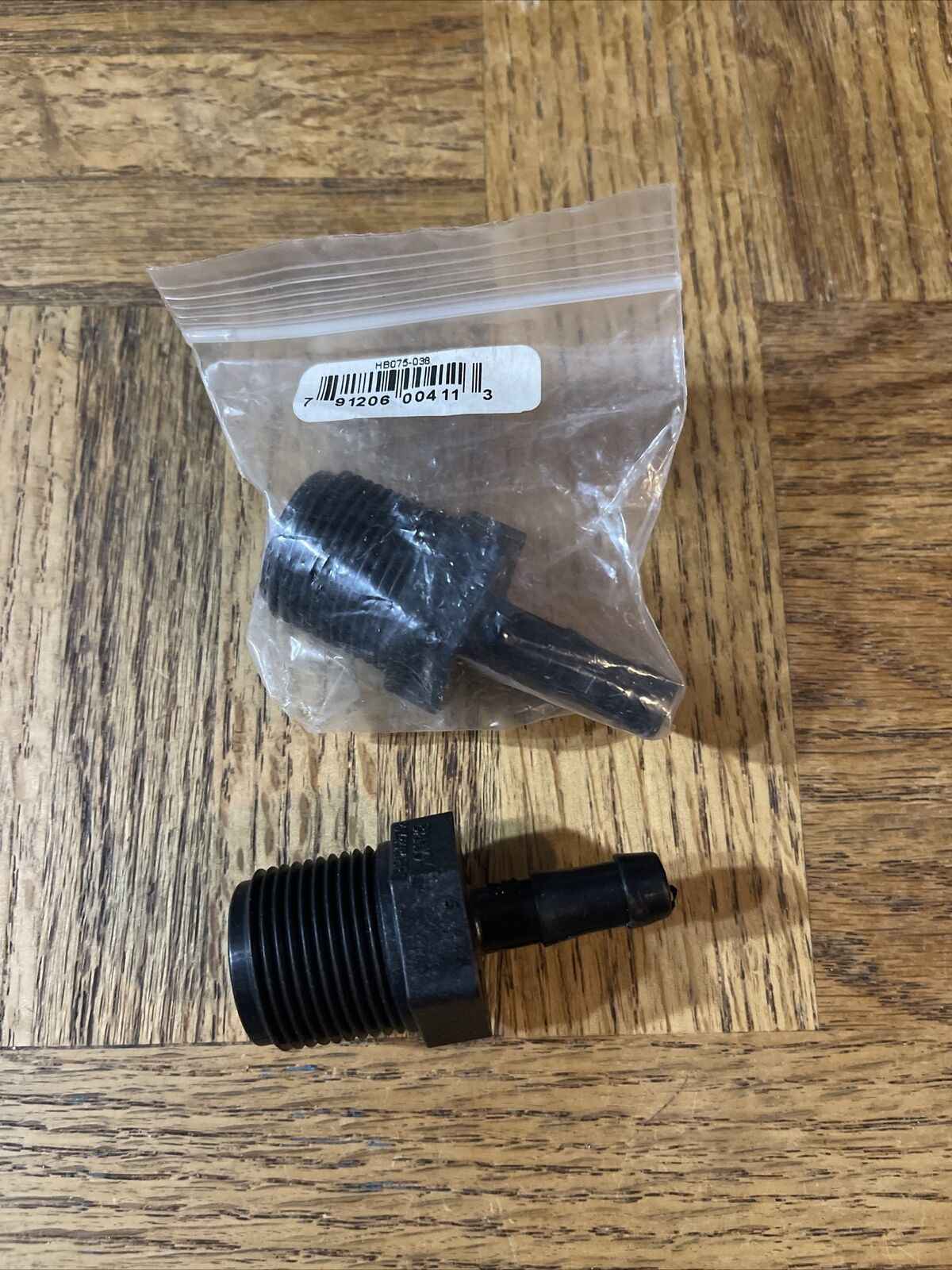 BANJO HB075-038 Barbed Hose Fitting,Hose ID 3/8&quot;,NPT - $3.96