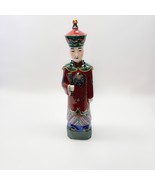 15&quot; Qianlong Dynasty Marked Chinese Enamel Porcelain Emperor Statue Antique - $123.72