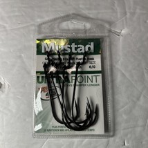 5 Mustad Grip-Pin Big Bite Soft Plastic Hooks 2X long G398708NP-BN Size 6/0 - $6.99