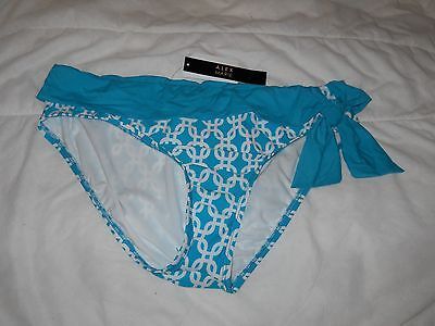 Primary image for Alex Marie New Womens Aruba Geo Side Tie Bikini Bottoms Size 12 Bathing Suit