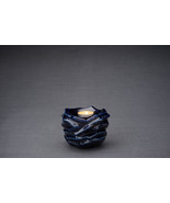 Handmade Cremation Keepsake Urn &quot;The Christ&quot; - Small | Cobalt Metallic |... - $325.17 CAD+