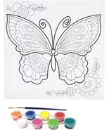 Misco Toys 11-Piece Canvas Paint Kit Pre-Drawn Outline With 8 Colors and... - $145.31 MXN+