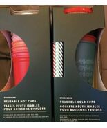 Starbucks 2019 Winter Holiday Christmas Both 5 Pack Cold &amp; 6 Pack Hot Cu... - $34.81