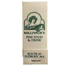 Bullfinch&#39;s Food And Drink Restaurant Vintage Matchbook Full Unused E34m1 - $373.45 MXN